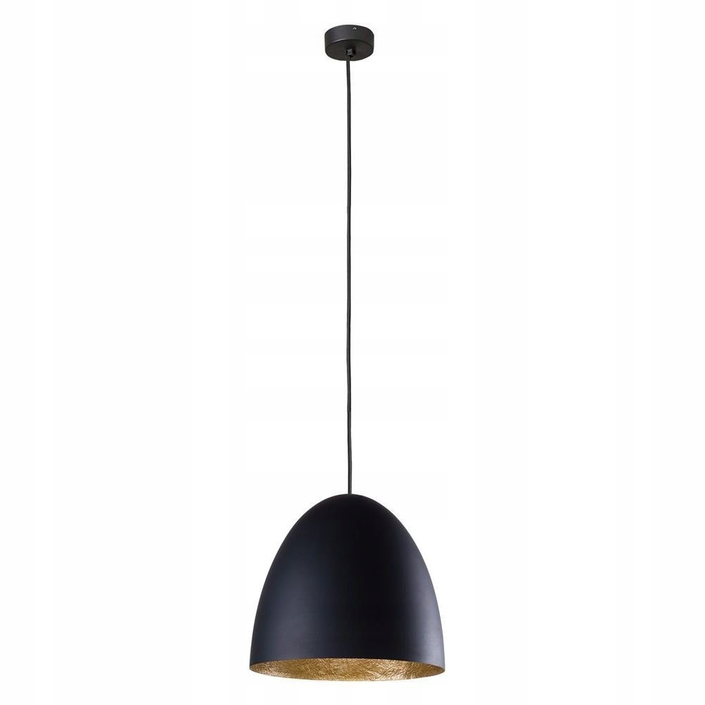Závesná lampa čierna Egg M dekoračný doplnok nad stolom Nowodvorski