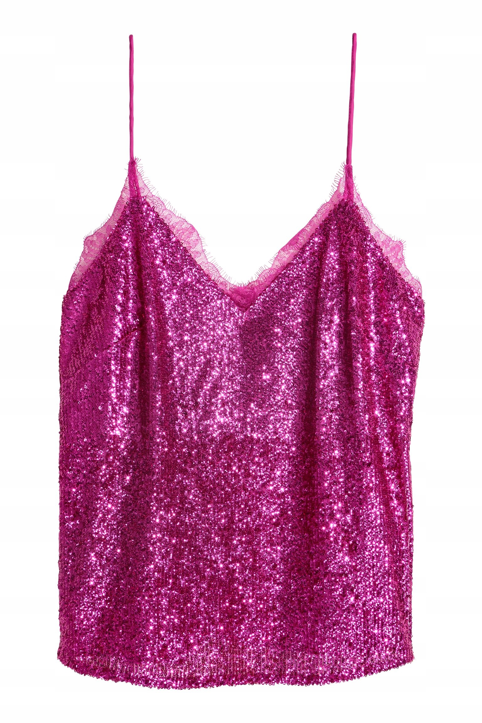 

H&m Bluzka 38 M Top Cekinowy