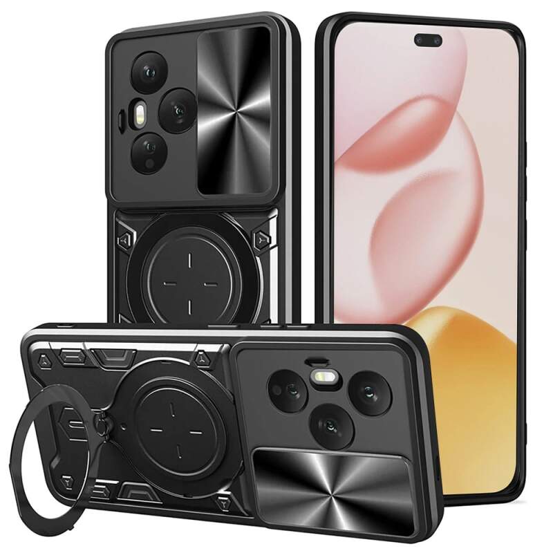 Techsuit – etui CamGuard Pro do Honor 400 Pro – czarne