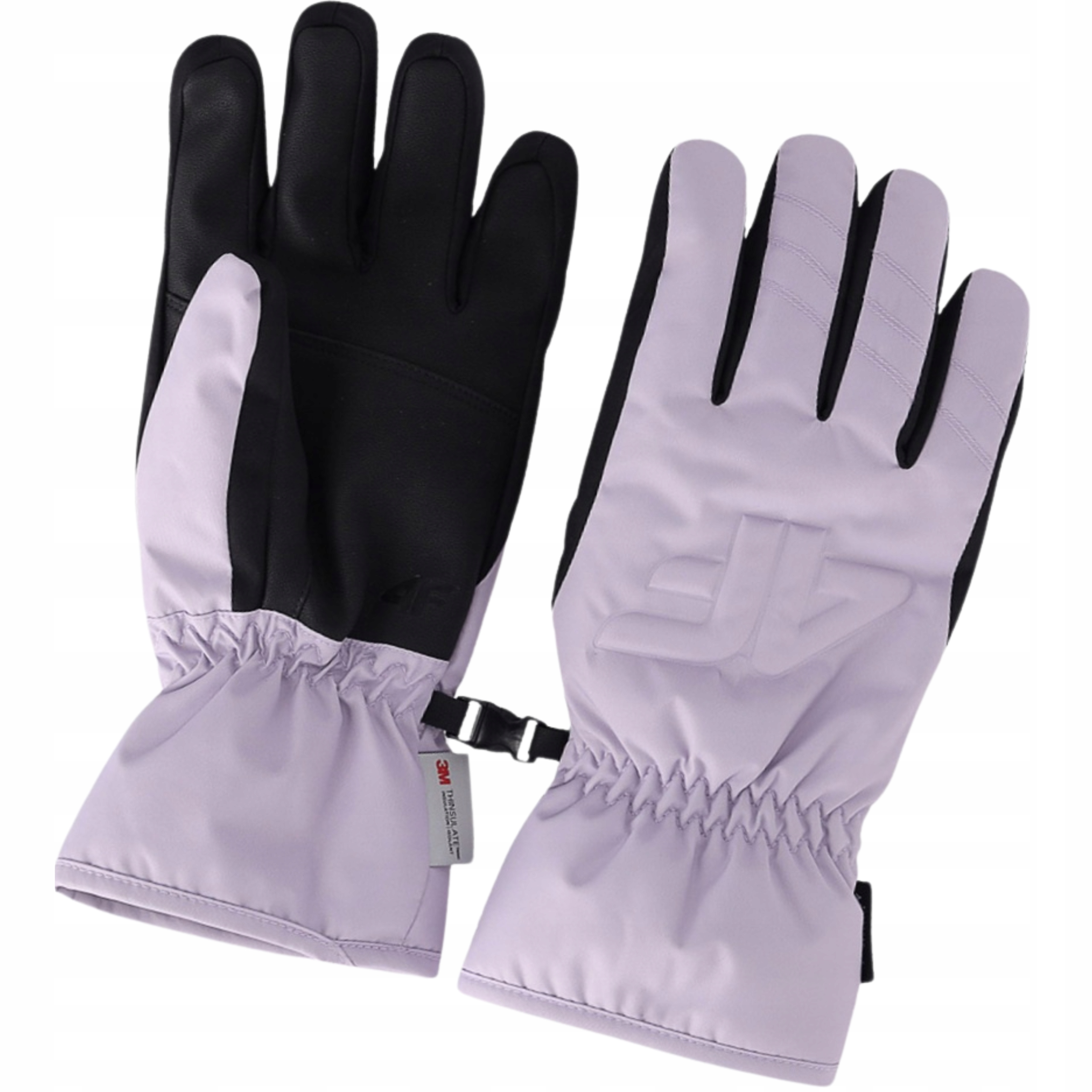 Damskie Rękawice Narciarskie 4F Termiczne Ocieplane Wiatroszczelne Grube L