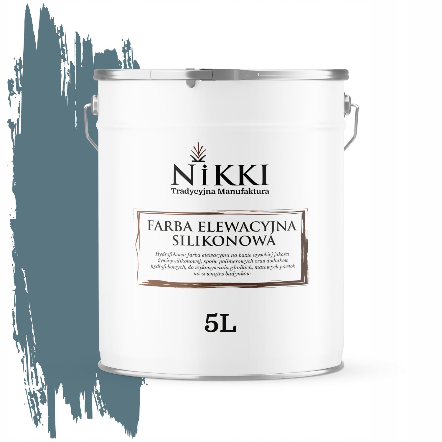 Fasádna farba na omietku 5L Vonkajšia Uv modrá Rôzne farby