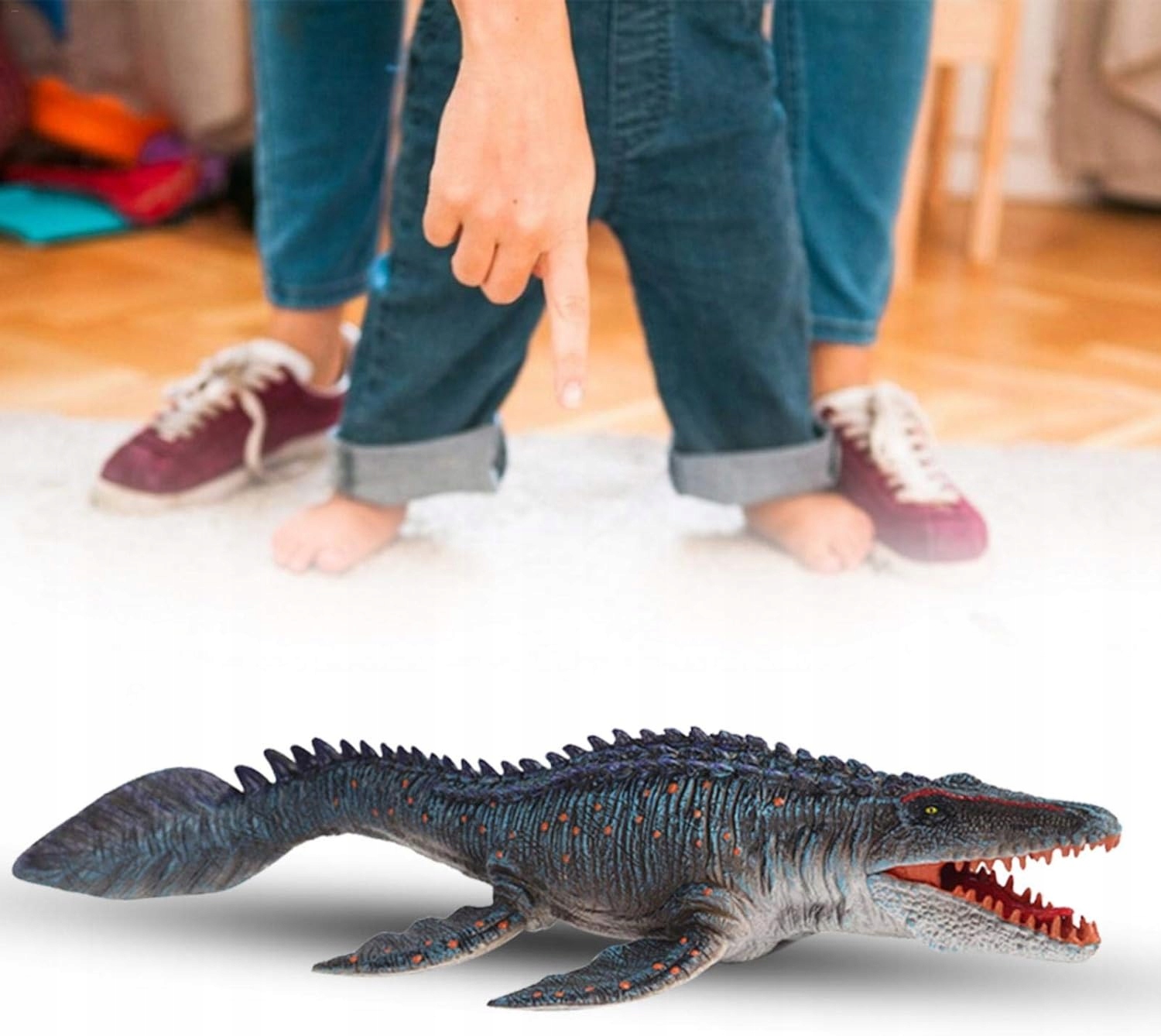 Mozazaur Mosasaur Dinozaur Jurassic World AD Seria ZDALNIE