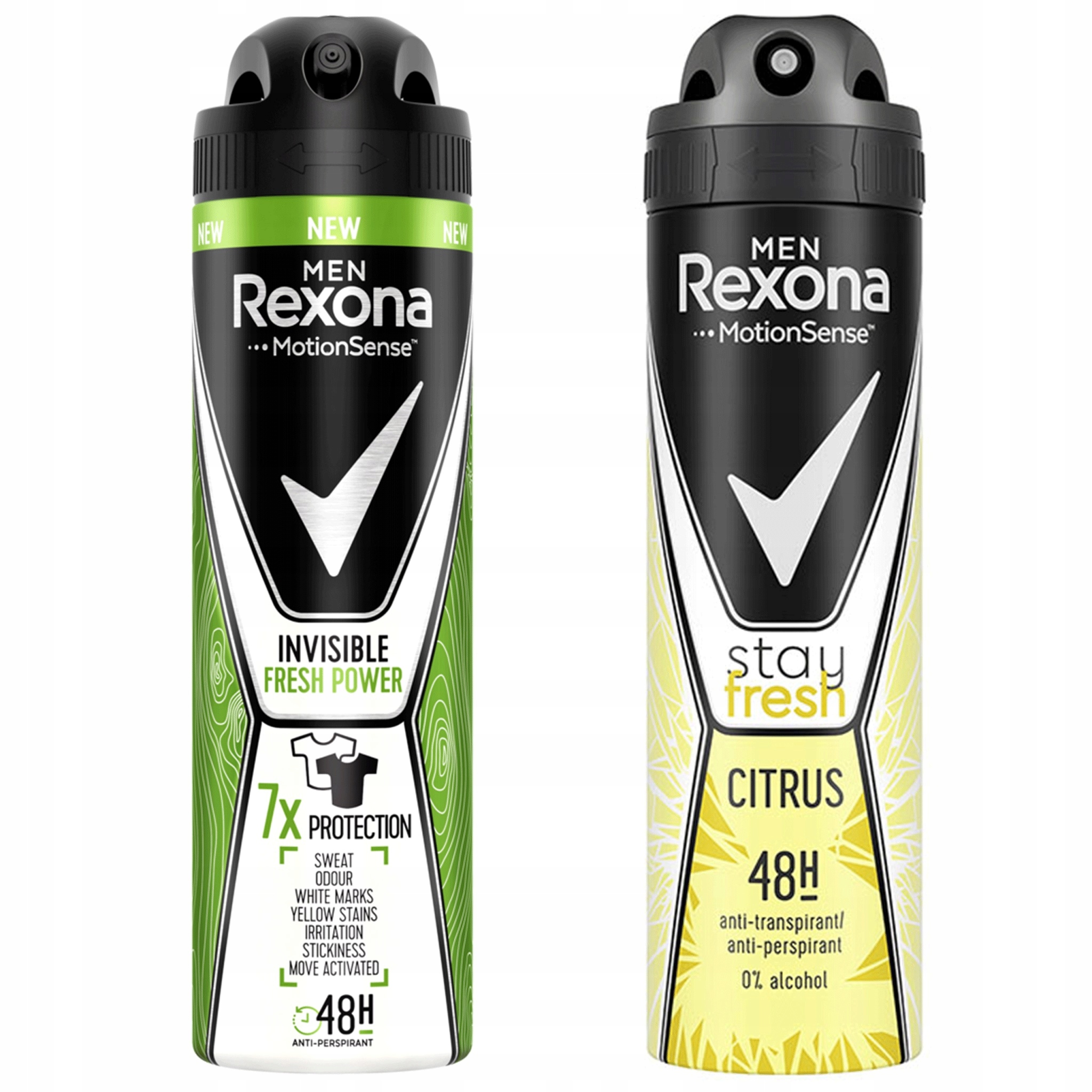 

Rexona Men Antyperspirant Dezodorant Spray 2x150ml