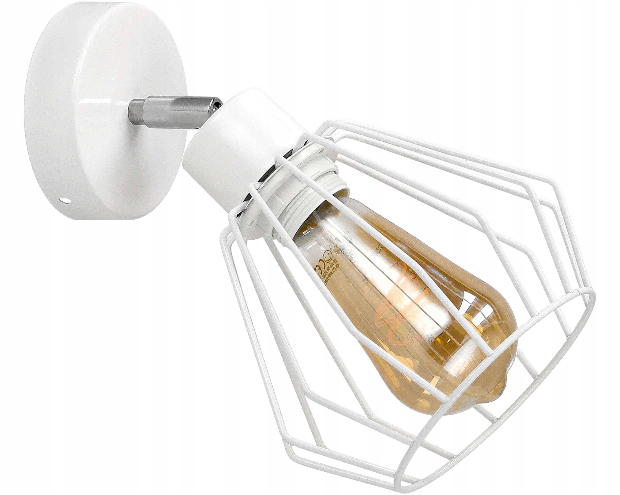 

Lampa Sufitowa Kinkiet Ścienny Led Diament Biały