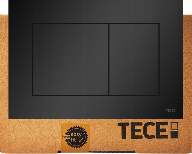 Przycisk Podwójny Spłukujący Do Stelaża Podtynkowego Wc Tece Now Czarny Mat