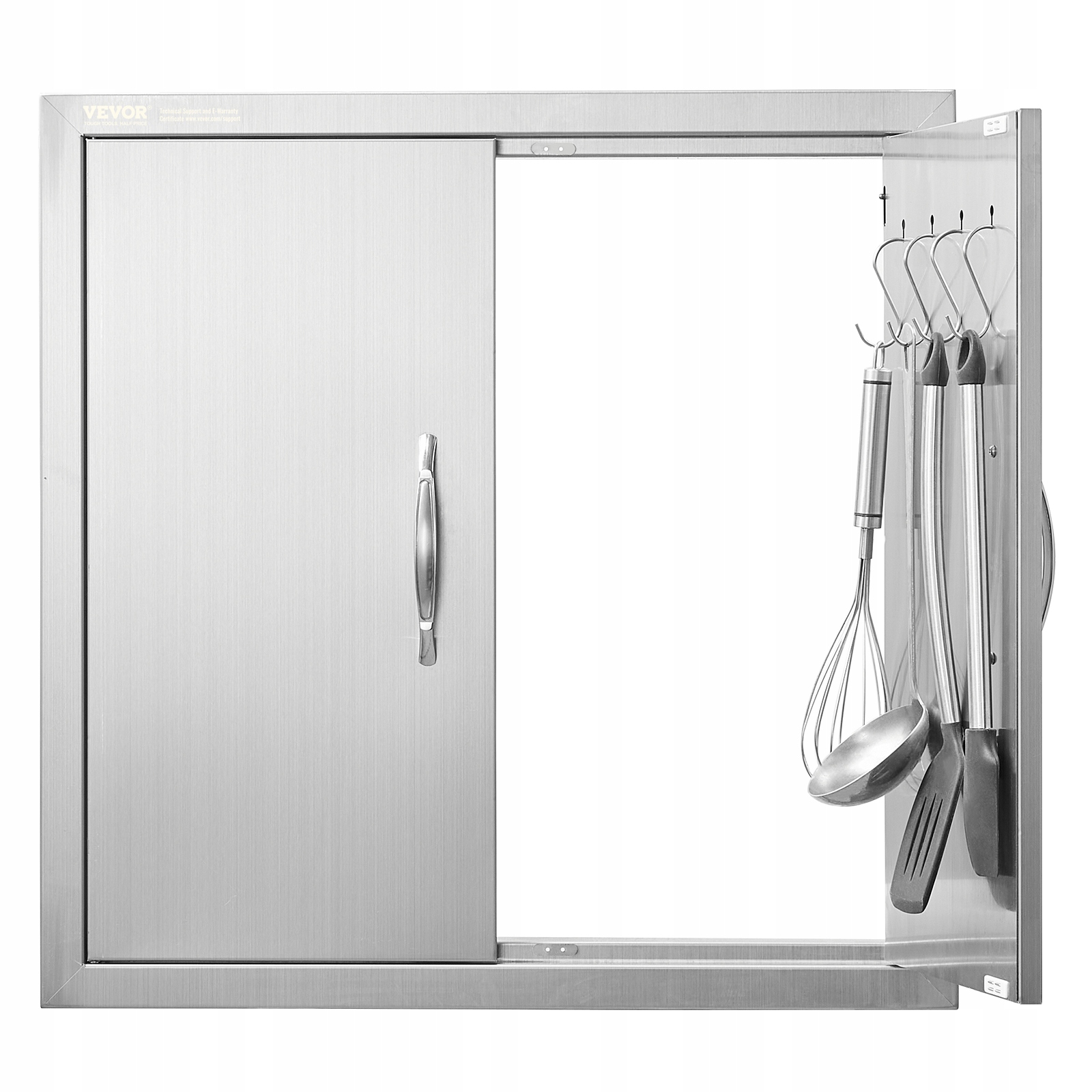 Přístupové Dveře Pro Gril Vevor 610X610 MM Dvojité Nerezová Ocel Premium