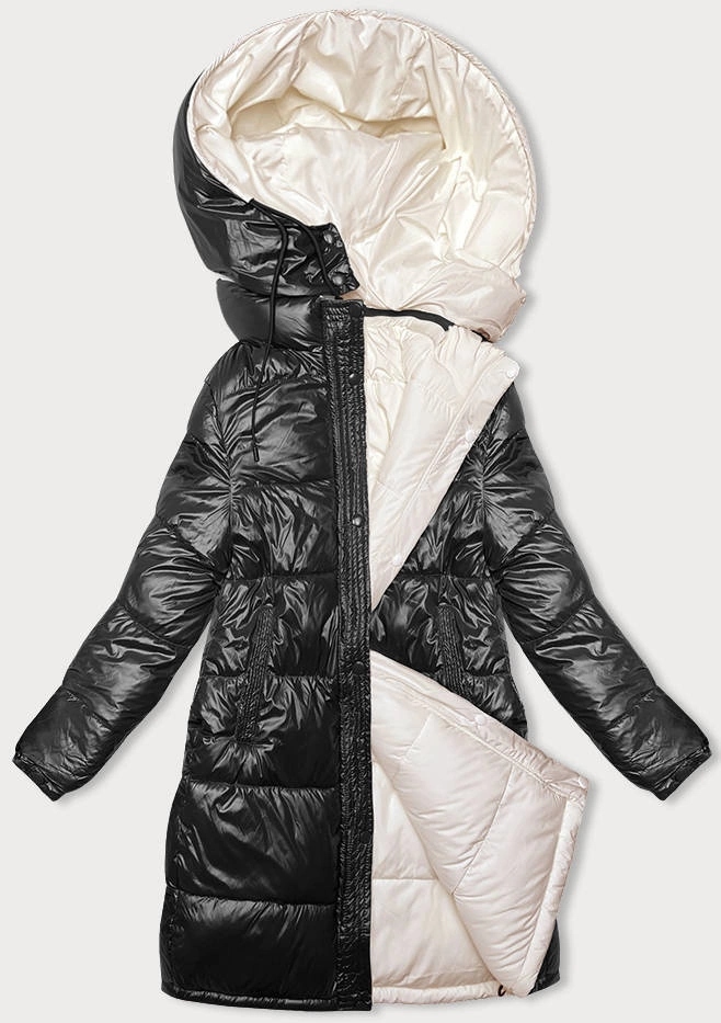 Zimní Bunda V768G Černá/ecru XL (42)