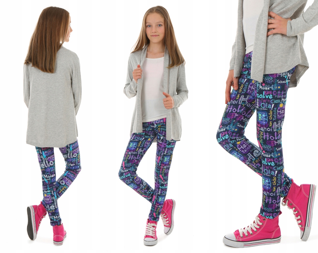 

Ocieplane legginsy, wzory Druk Cyfrowy - 128 - 01