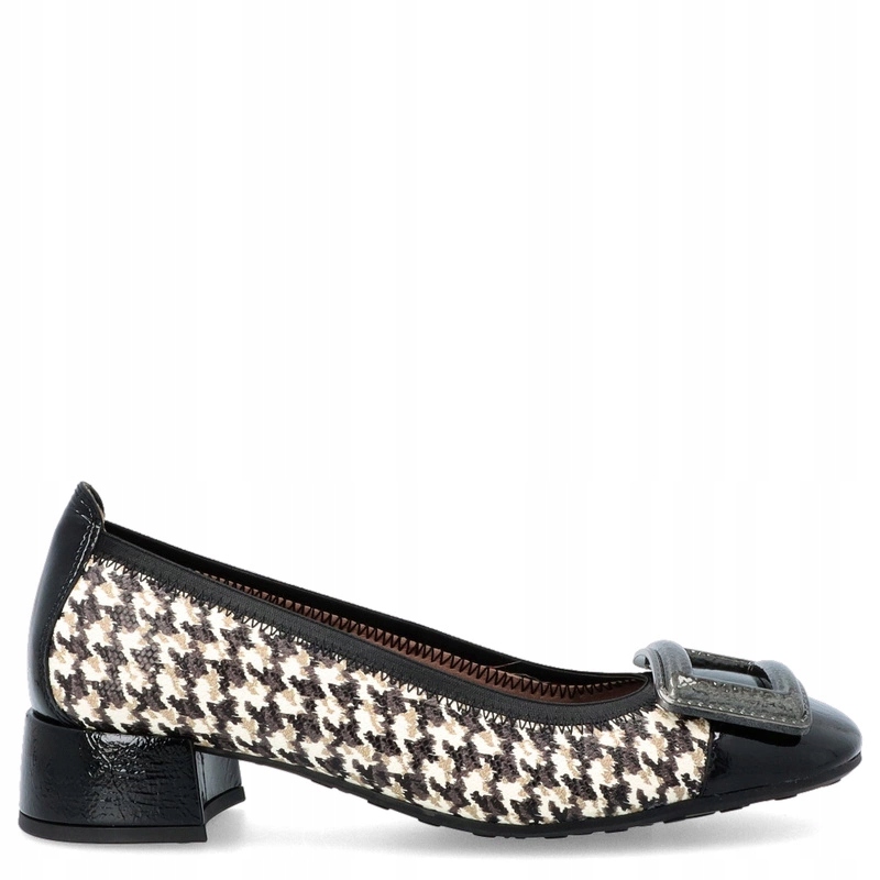 Prémiové lodičky s přezkou Hispanitas HI254318 Černo Bílé 39