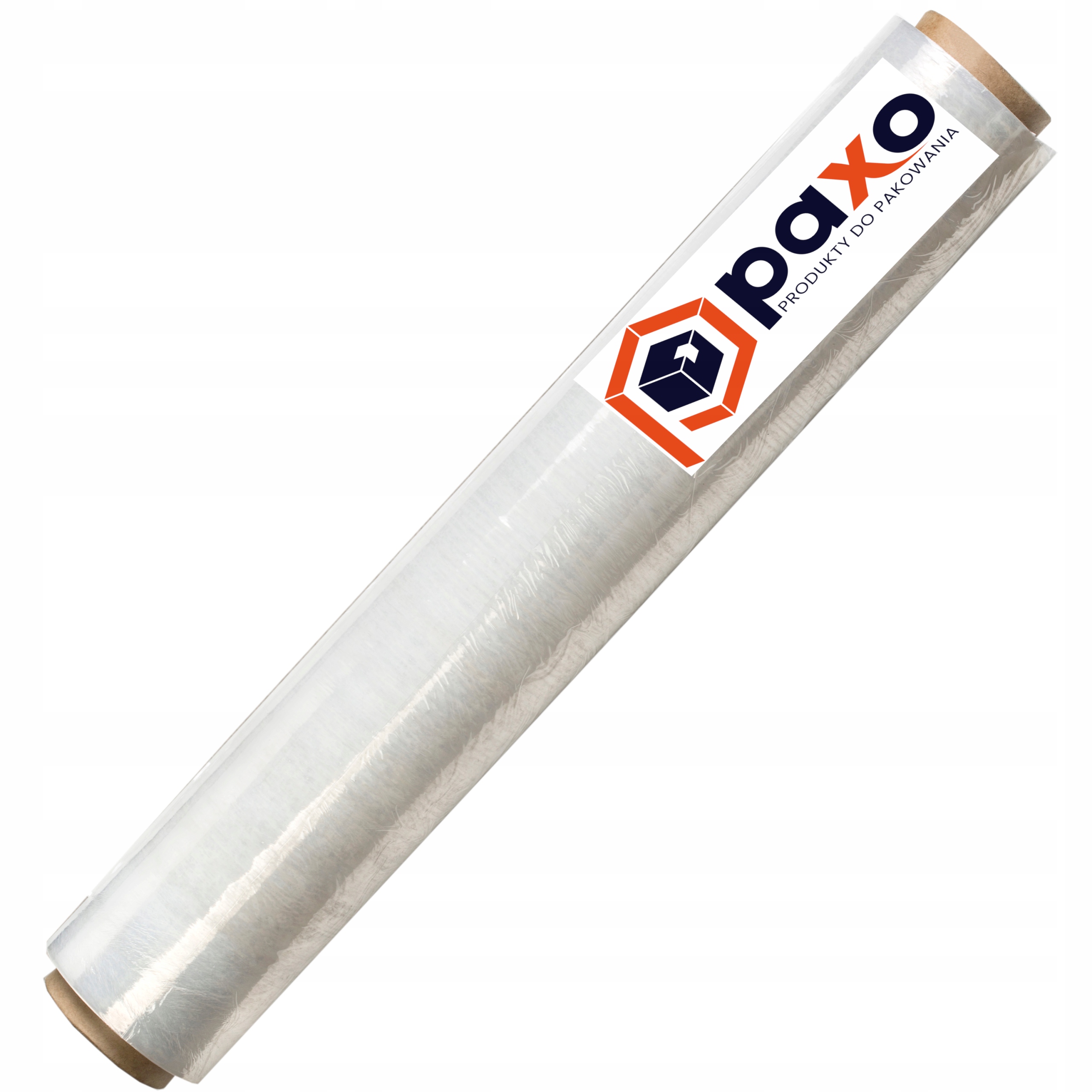 PAXO FOLIA STRETCH 1,2 kg STRECZ TRANSPARENT BEZBARWNA ROLKA MOCNA 12 SZTUK Szerokość folii 50 cm