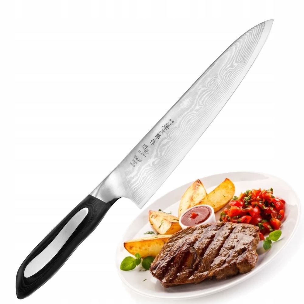 Tojiro Flash VG-10 Japonský ostrý kuchynský nôž šéfkuchára 60 Hrc 21 cm