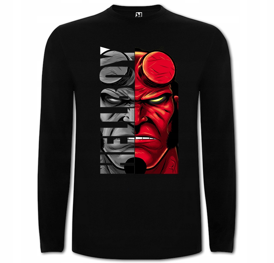 

Long Superbohater Hellboy Rogi Twarz Face L