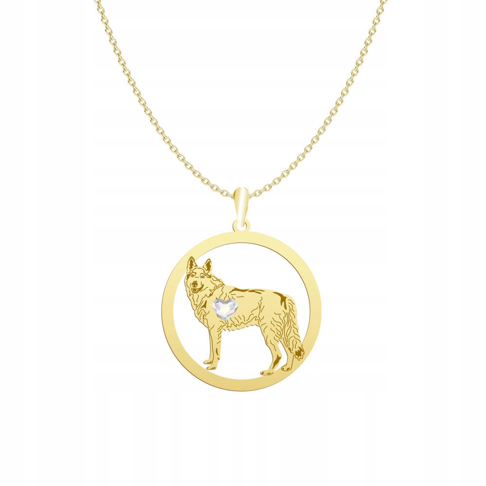 Zlatý náhrdelník z československého vlčáka Stříbro 925 Dárek Gravírování Bonus