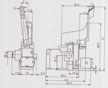 Wyłącznik Bosch GBH 2-24 DSR 1617200077 Rodzaj włącznik