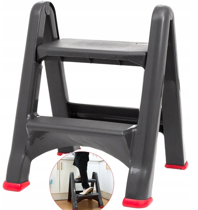 TABORET SKŁADANY DRABINKA DO 150KG STOŁEK CURVER