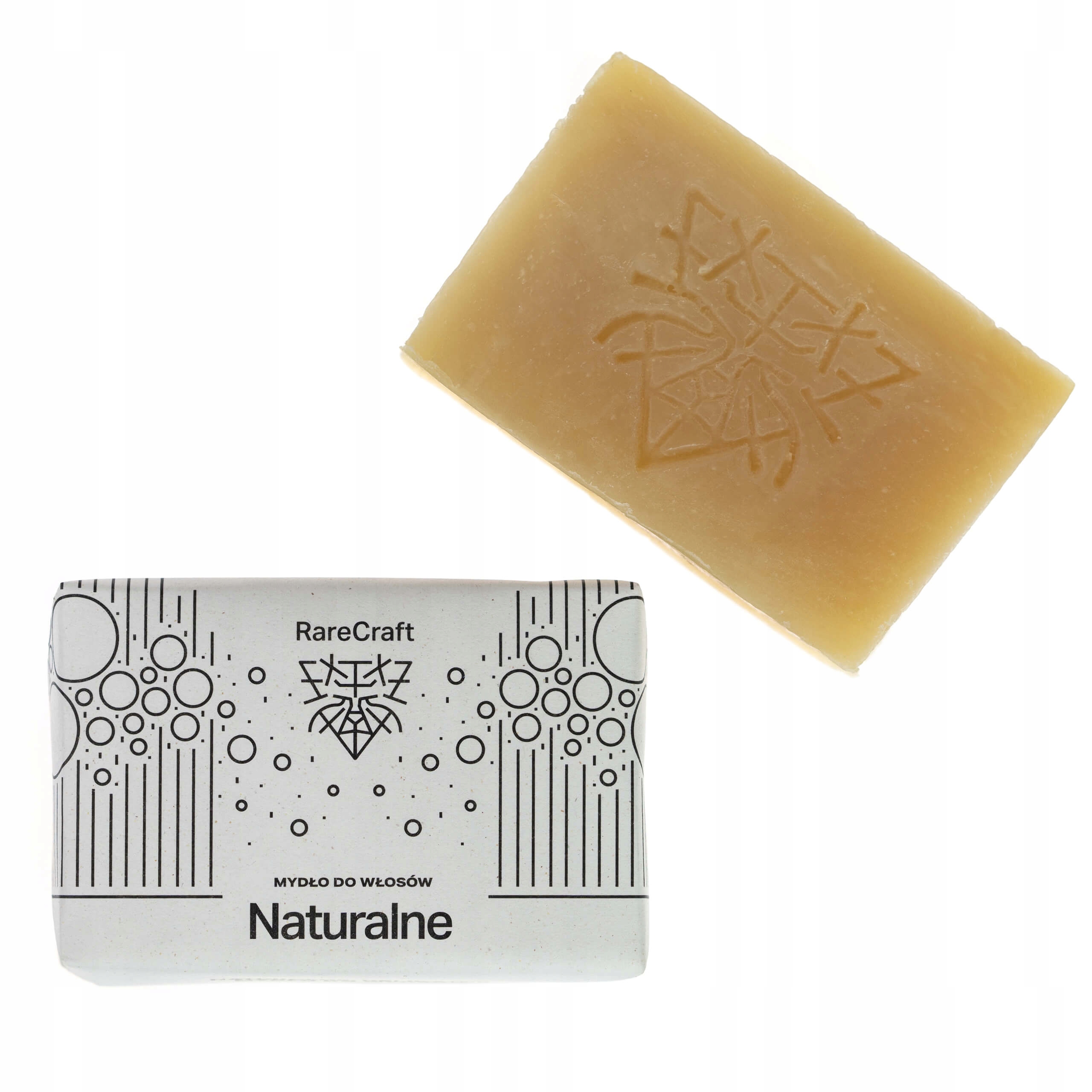 

RareCraft mydło do włosów Naturalne 110g