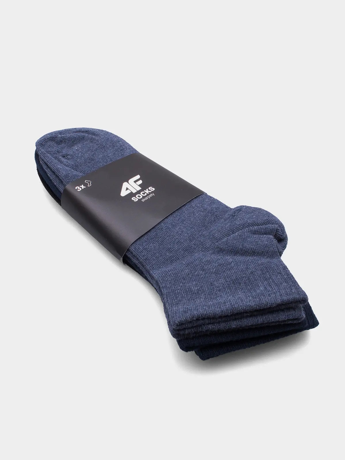 SKARPETY MĘSKIE 4F SKARPETKI SPORTOWE BAWEŁNIANE KOMPLET 3PAK LIMITOWANA Rozmiar 43-46