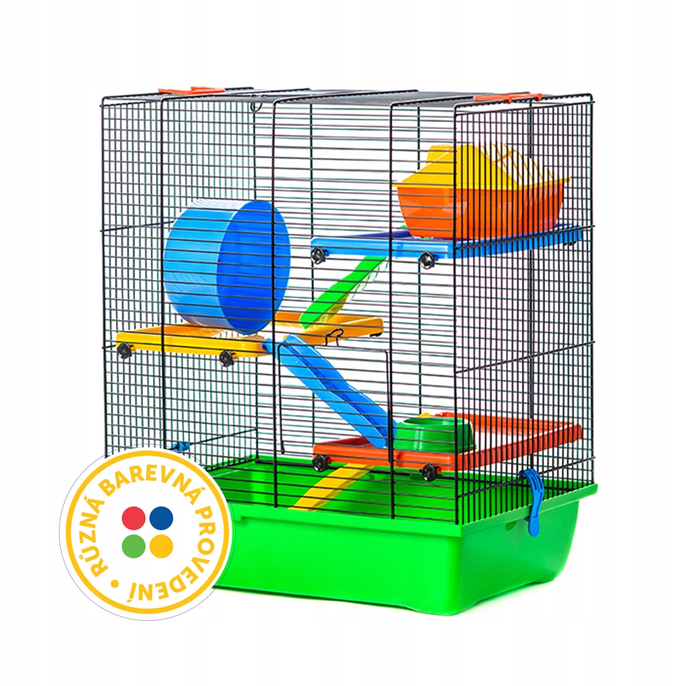 Klec pro hlodavce Gino 2 s výbavou 42 x40 x 28 cm