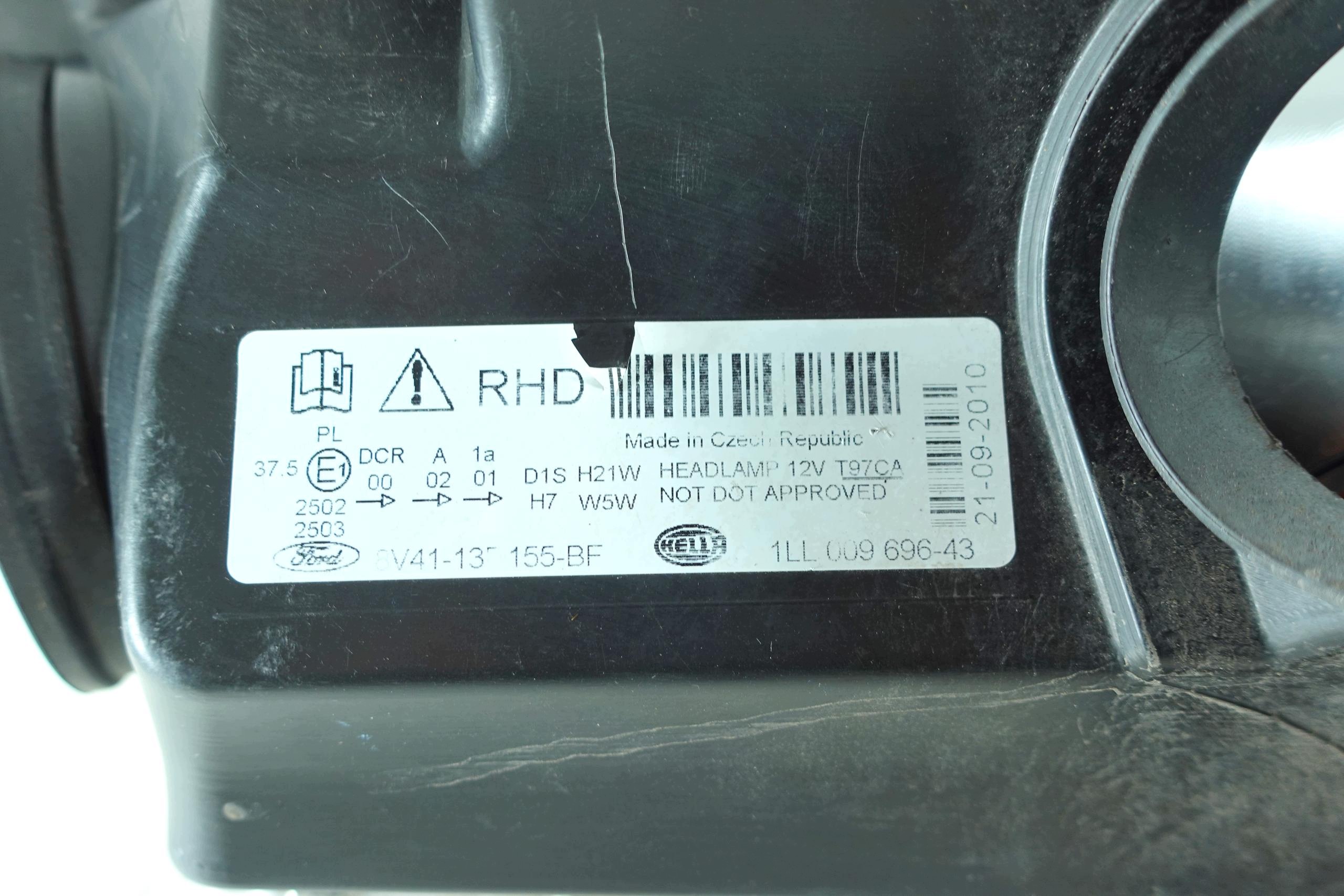 light left front left XENON FORD KUGA and MK1 08-12 ANGLIK UK 8V41-13D155-BF