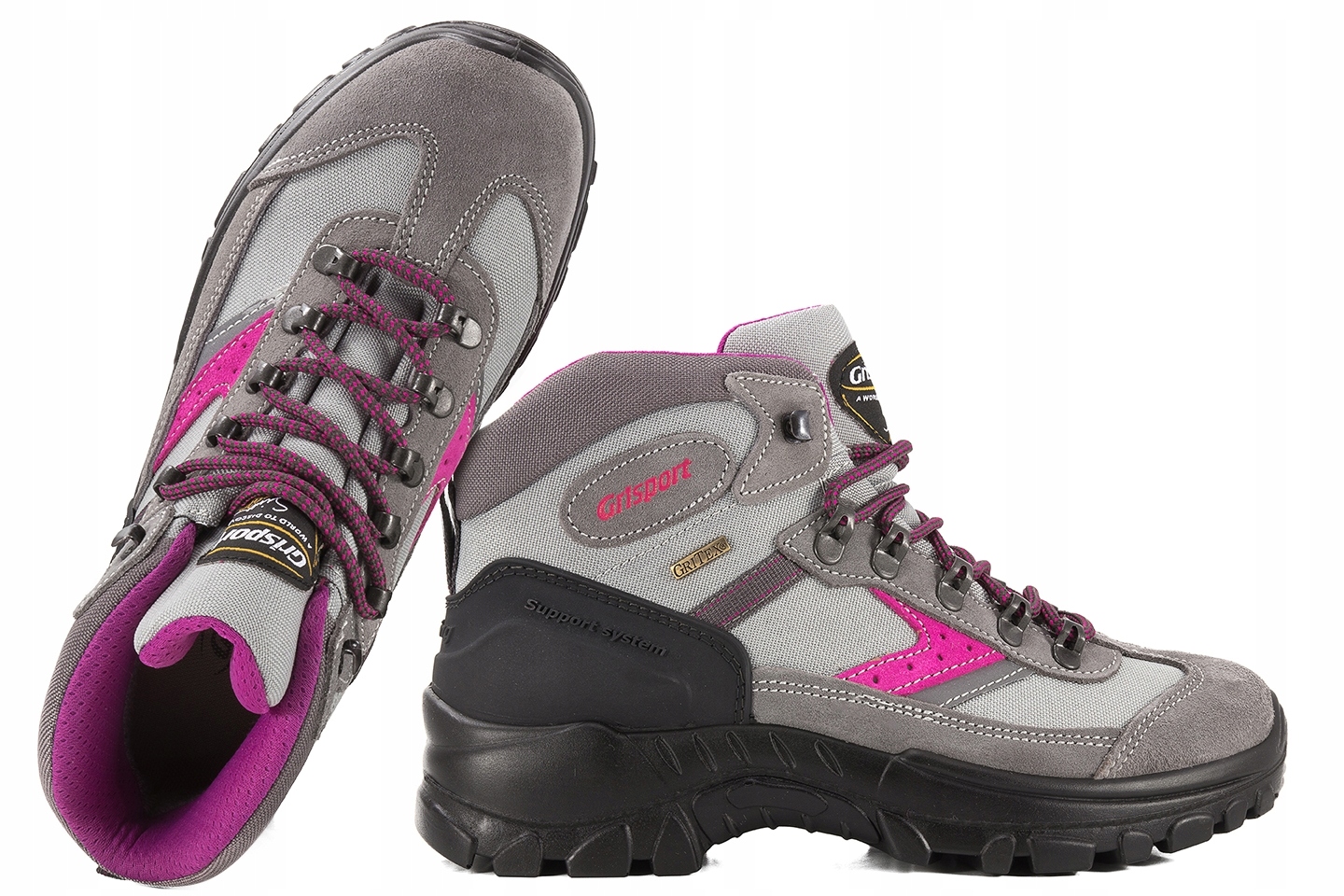 Grisport 13316S7G Vysoké Trekové Boty Membrána Pu Kůže 39 Šedá