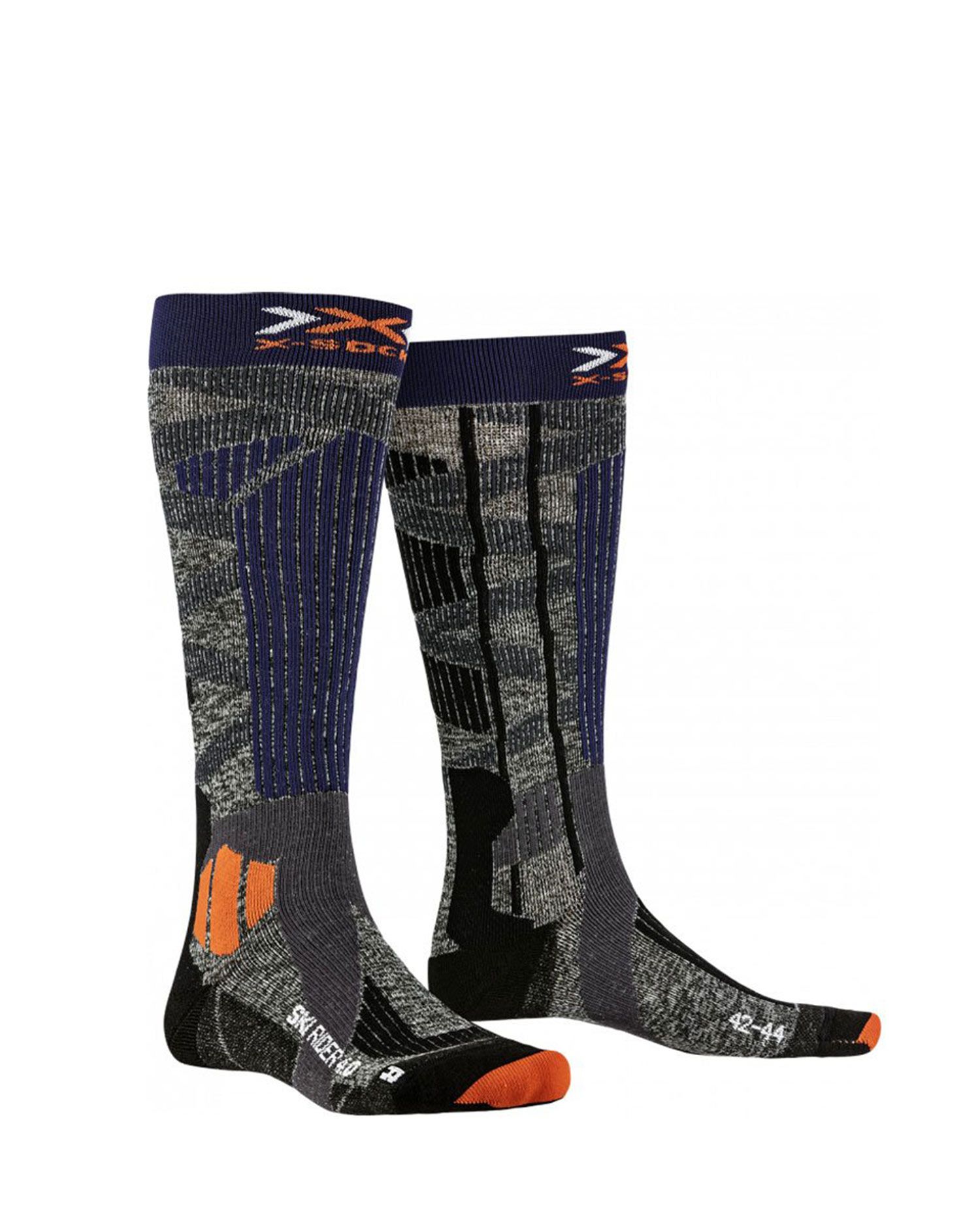 Ponožky X-socks Ski Rider Grey 4.0 39/41