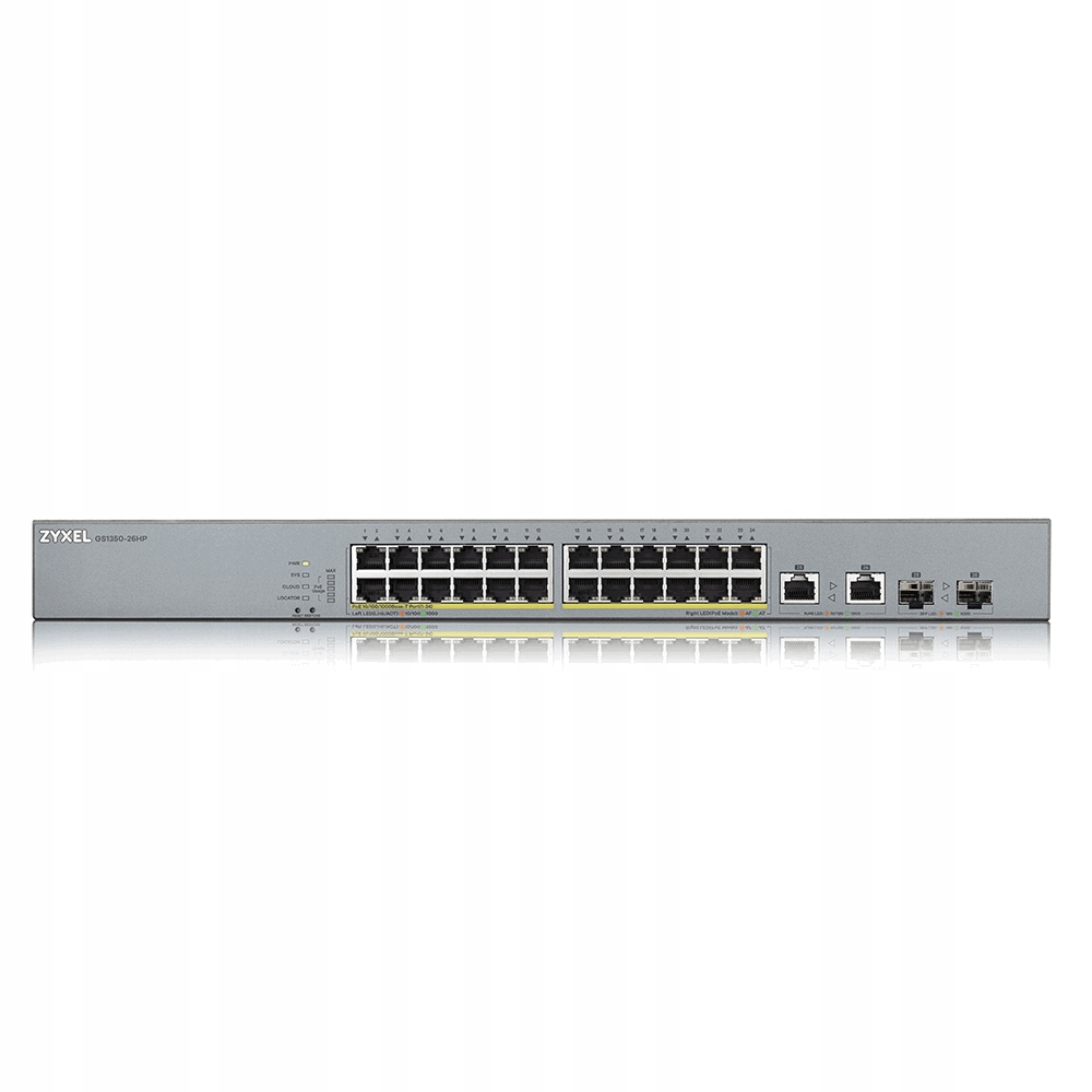 Zyxel GS1350-26HP 26 Port manged Cctv PoE witch, 375W
