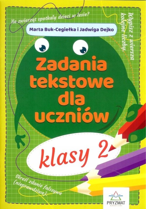 

Zadania tekstowe dla uczniów klasy 2