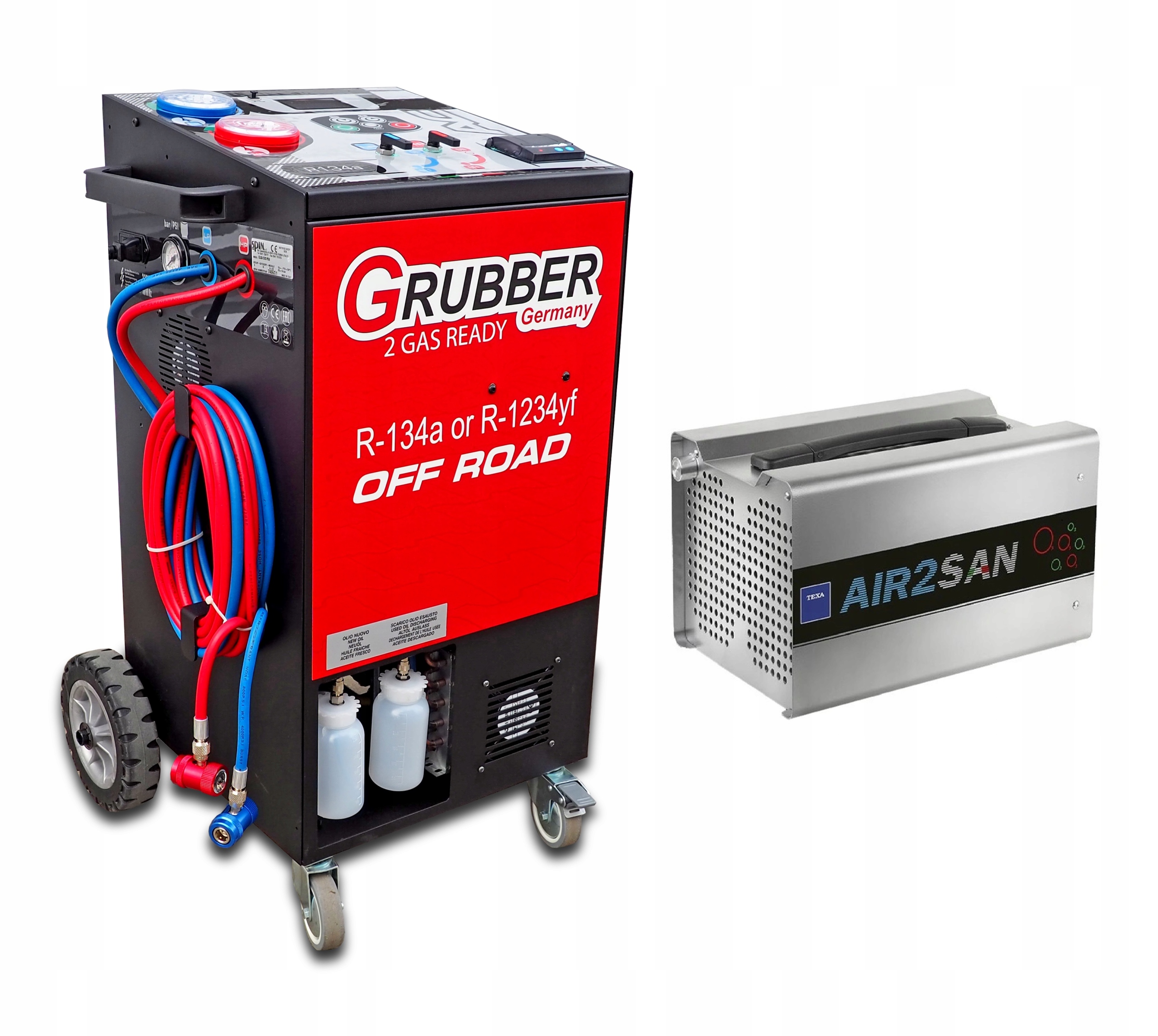KLIMATYZACJA R134A 1234YF OFF ROAD Texa air2san