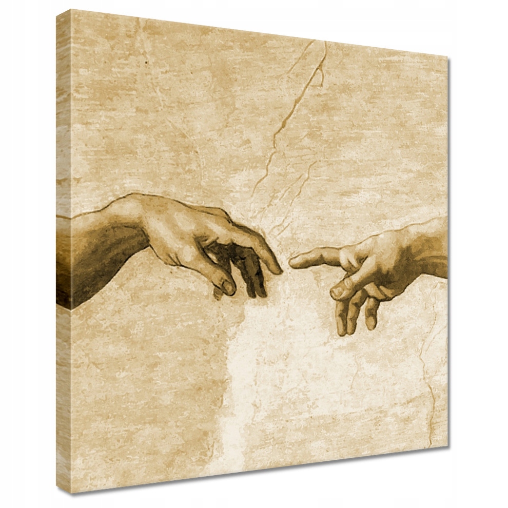 

Obrazy 40x40 Stworzenie Adama Sepia