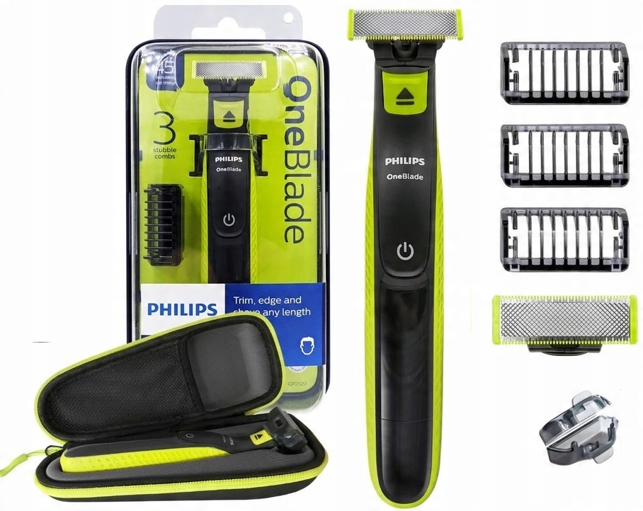 

Golarka Philips One Blade 3 Nasadki Etui