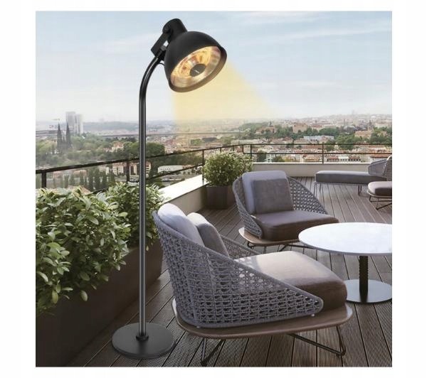 Ogrzewacz tarasowy Landmann Hoberg Pilot Lampa Wysokość produktu 2300 cm