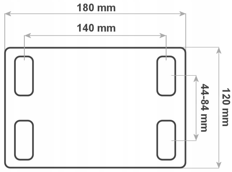 Set trolley roller for sliding gate 80x80 PRODUCT Polish Brand Gp-System