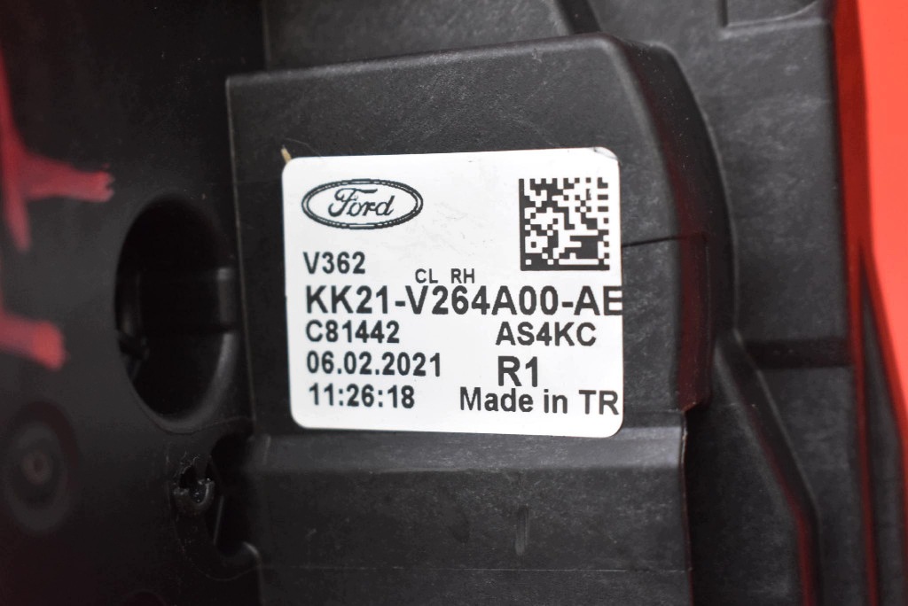 lock door of the sliding PRAWYCH KK21-V264A00-AE FORD TRANSIT CUSTOM MK1 17