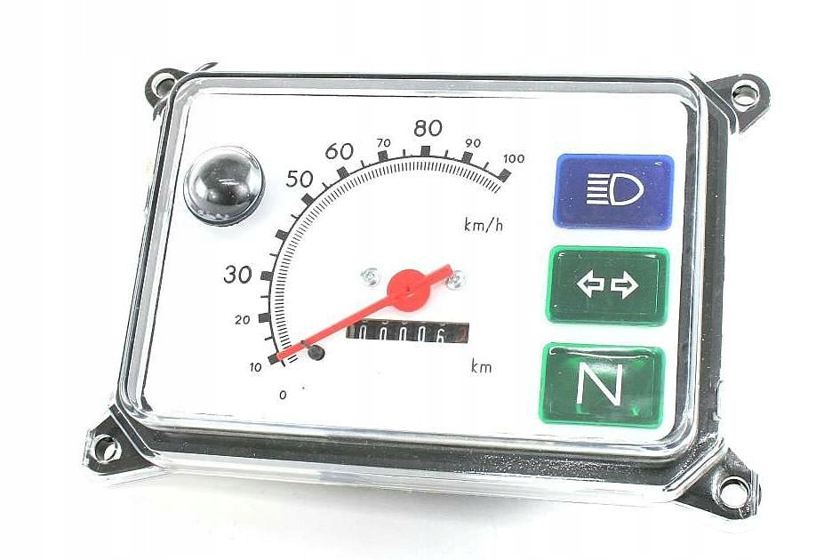 1231234 - SIMSON SR50 ОДОМЕТР СПІДОМЕТР БІЛИЙ ЦИФЕРБЛАТ
