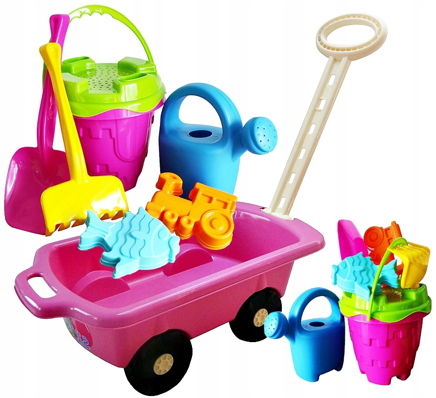 ZESTAW WÓZ WÓZEK TACZKA Z RĄCZKĄ + FOREMKI T