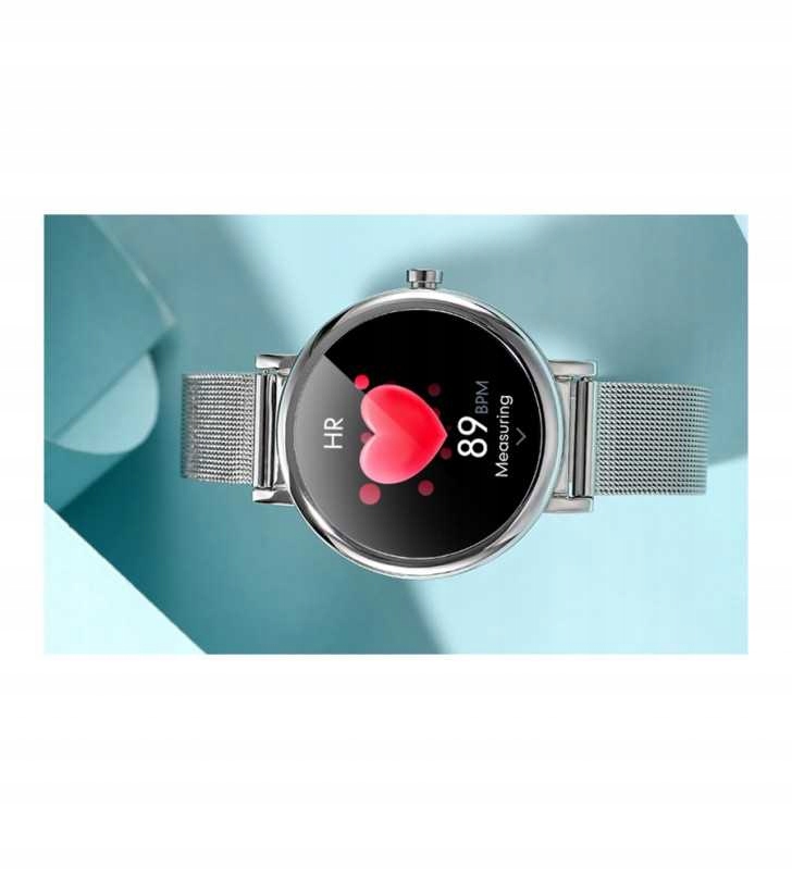 Zegarek Damski RUBICON SMARTWATCH RNBE64-2 SILVER Komunikacja Bluetooth