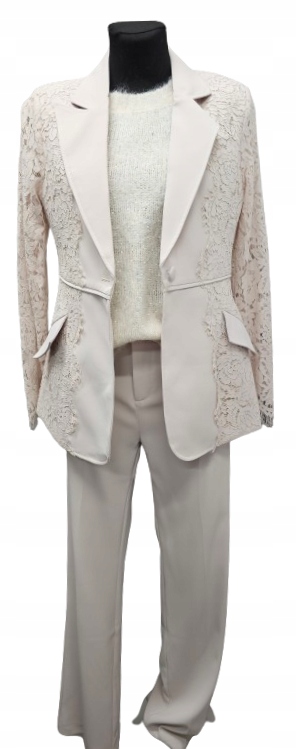 Krajkový Komplet Sako S Kalhotami- Nana Love PARIS-vel. M- Nová Kolekce