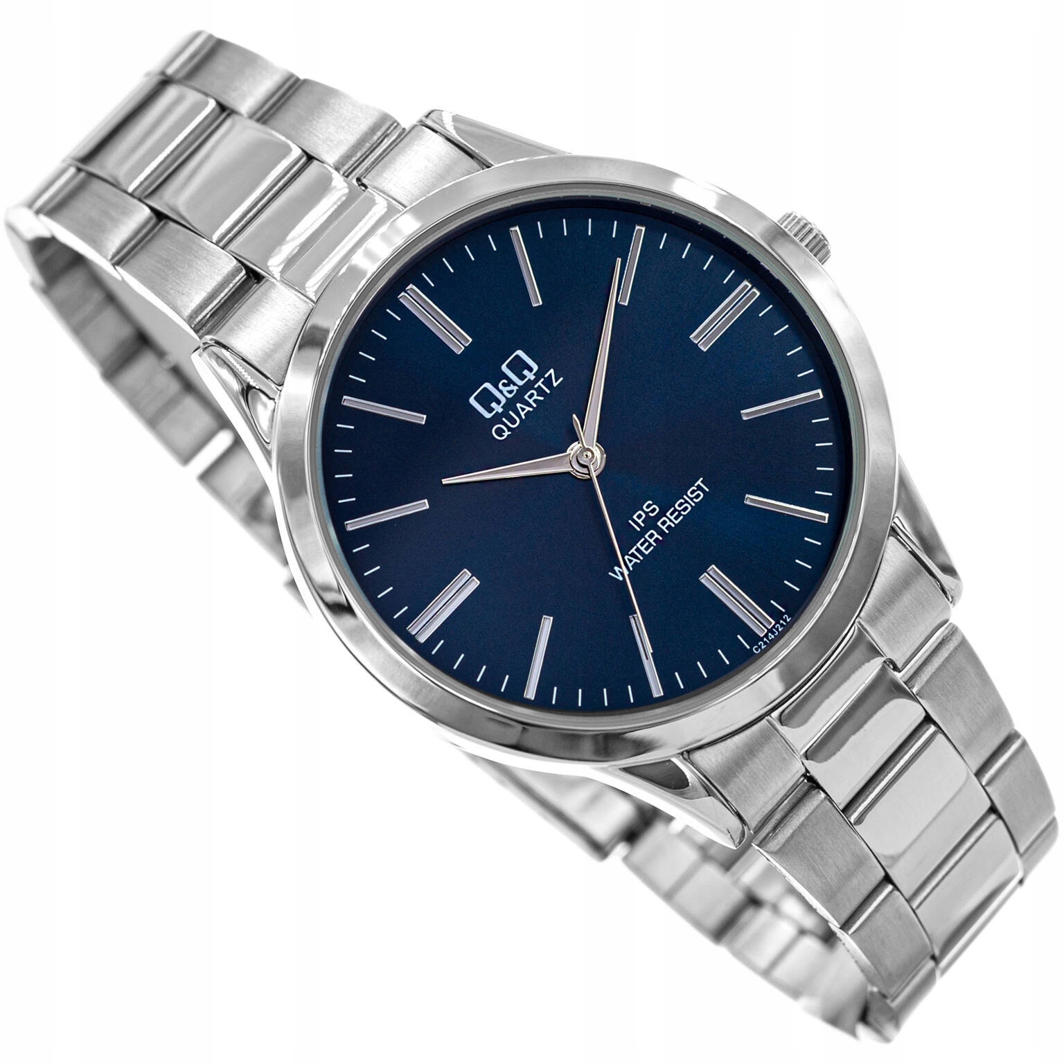 Męski Zegarek Qq C214J212Y Na Bransolecie Klasyk Do Garnituru