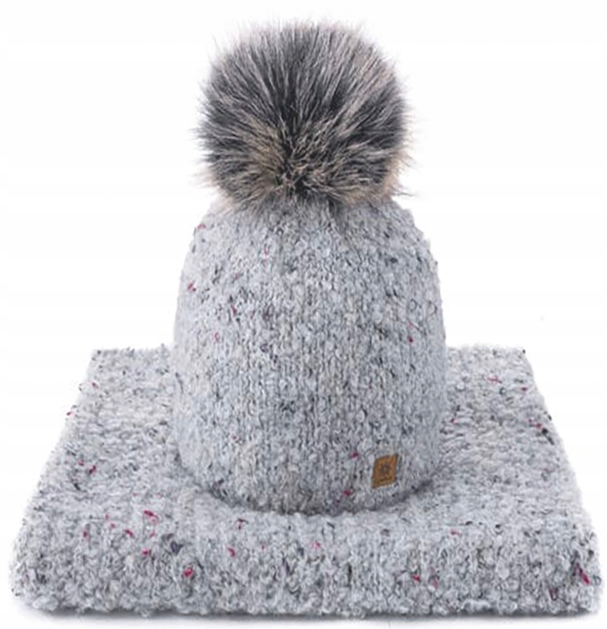 

Damski Komplet Czapka i Komin Szalik Woolk Marina