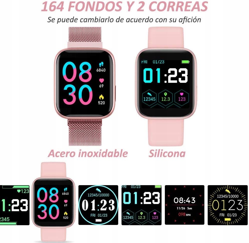 Smartwatch BANLVS r owy Sklep Opinie Cena w Allegro.pl