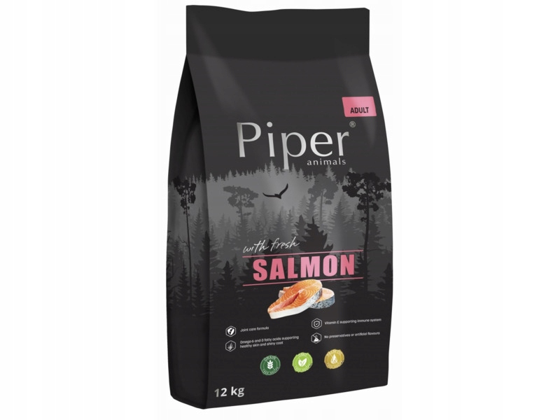 Karma dla psa Piper Animals z łososiem 12 kg