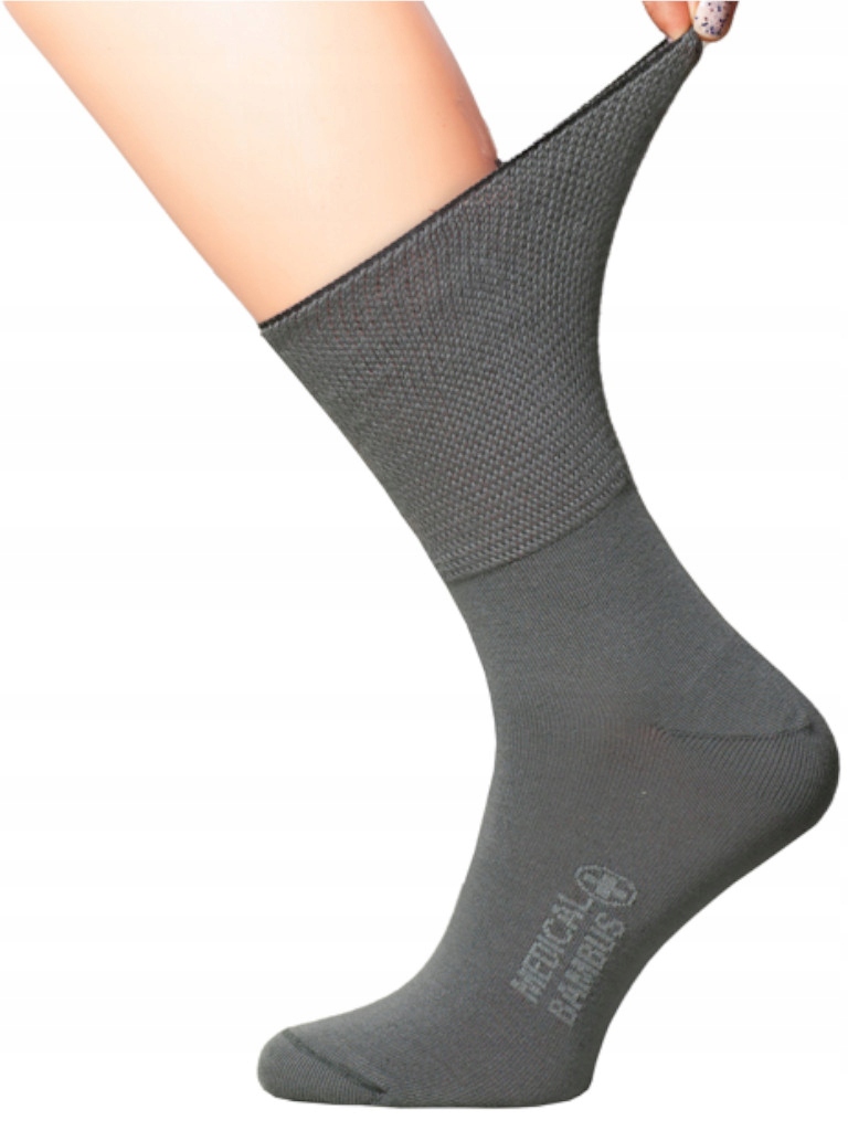 5x Skarpety BAMBUSOWE MEDYCZNE JONY SREBRA! 41-43 Rozmiar 41-43