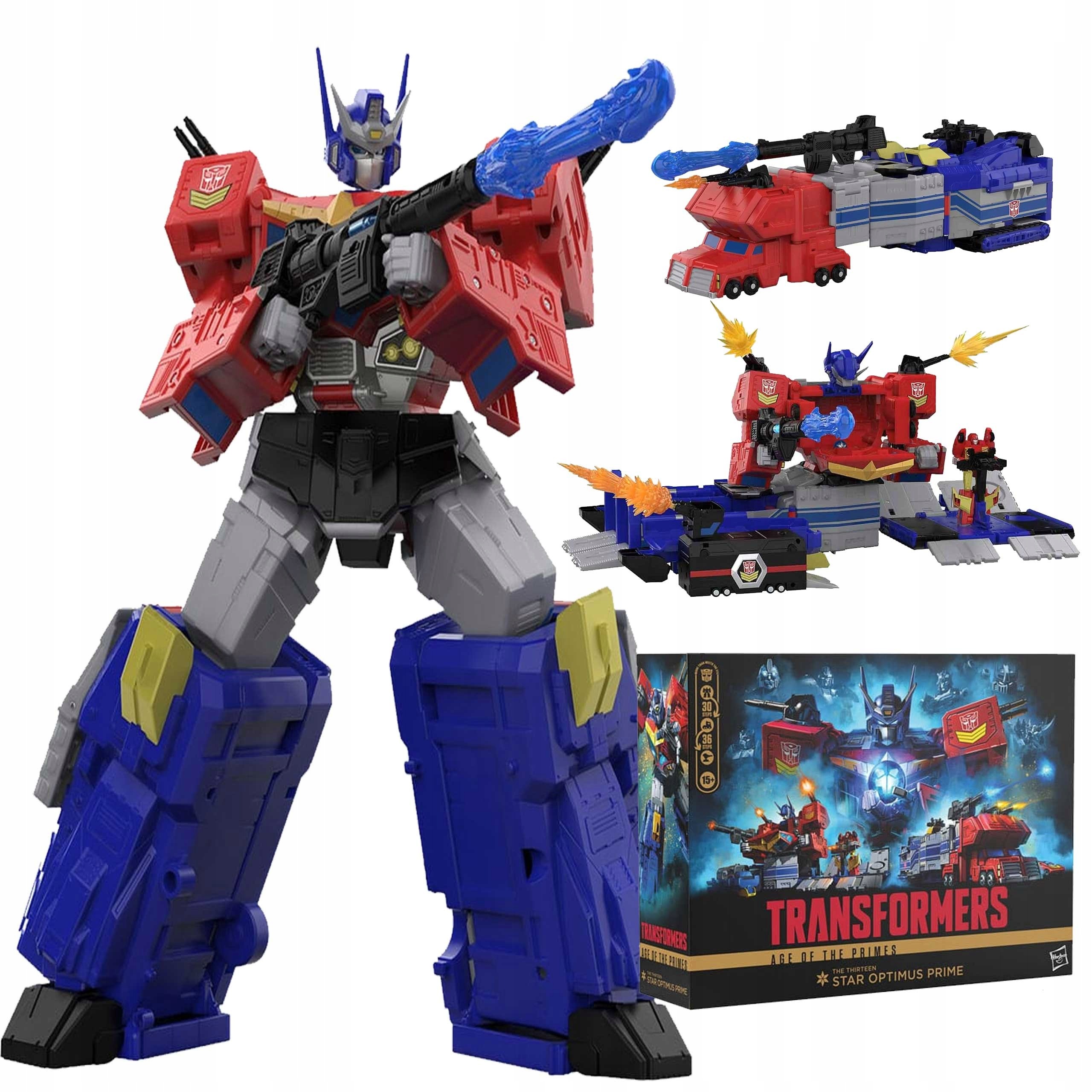 Duża Figurka Ciężarówka Stacja Bitewna 38cm Transformers Age Of The Primes