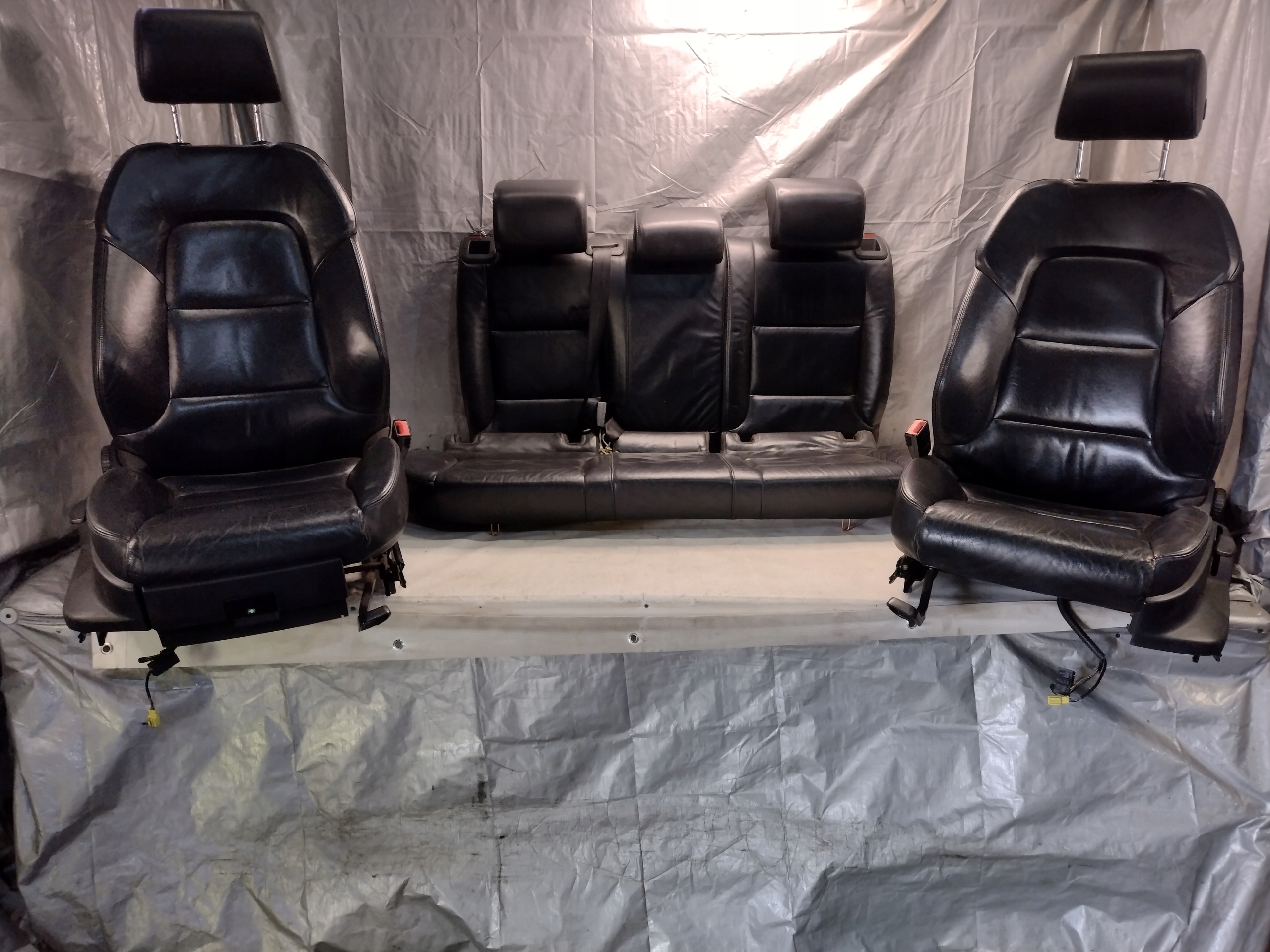 Sitze vorne Sitz heck Leder Audi A3 8P Sportback 5D