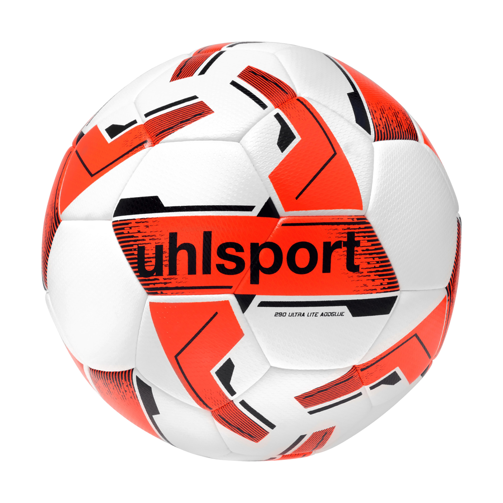 Piłka do piłki nożnej uhlsport 290 Ultra Lite Addglue white/fluo orange 3