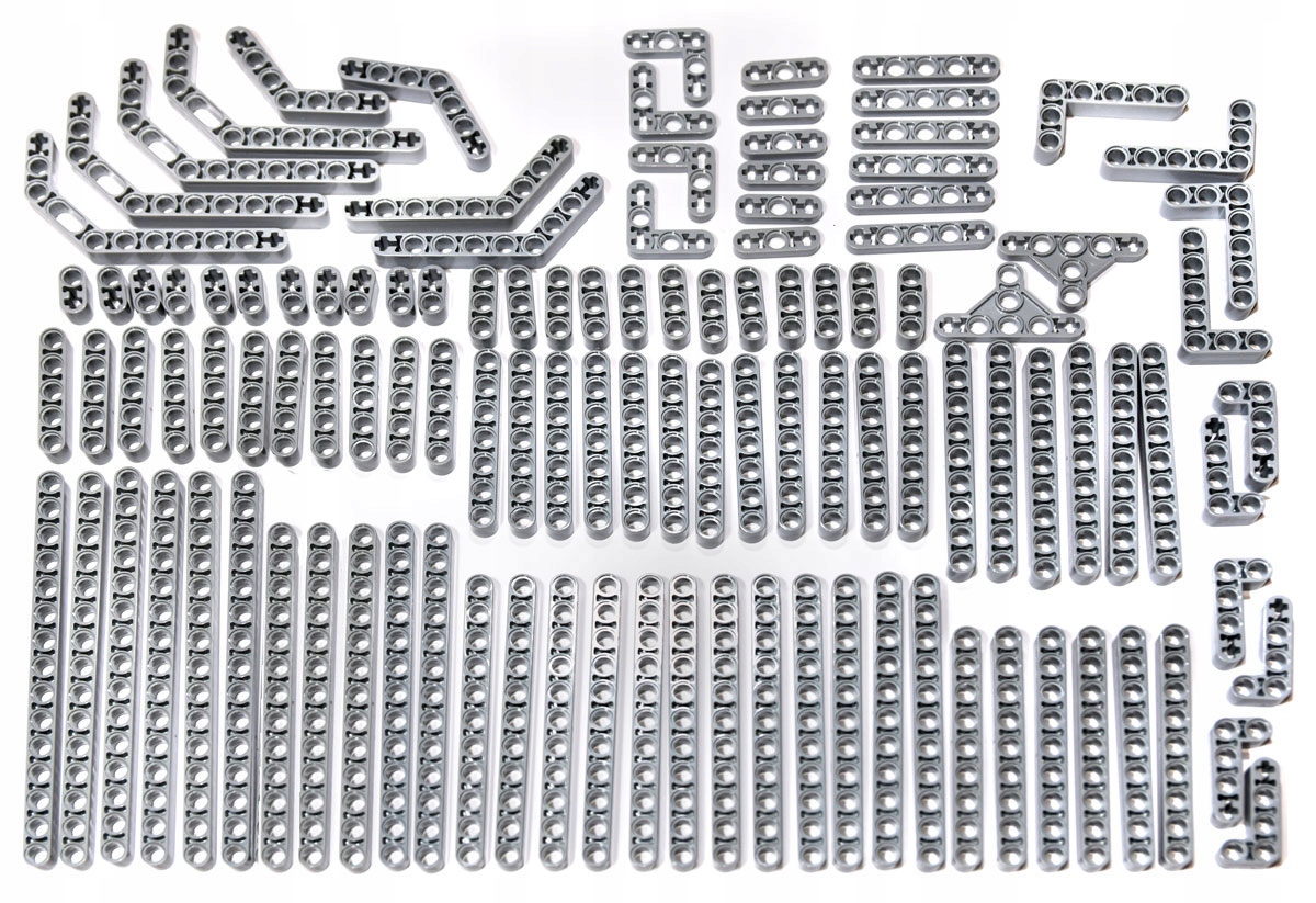 

Lego Technic belki liftarm jasnoszare duży zestaw