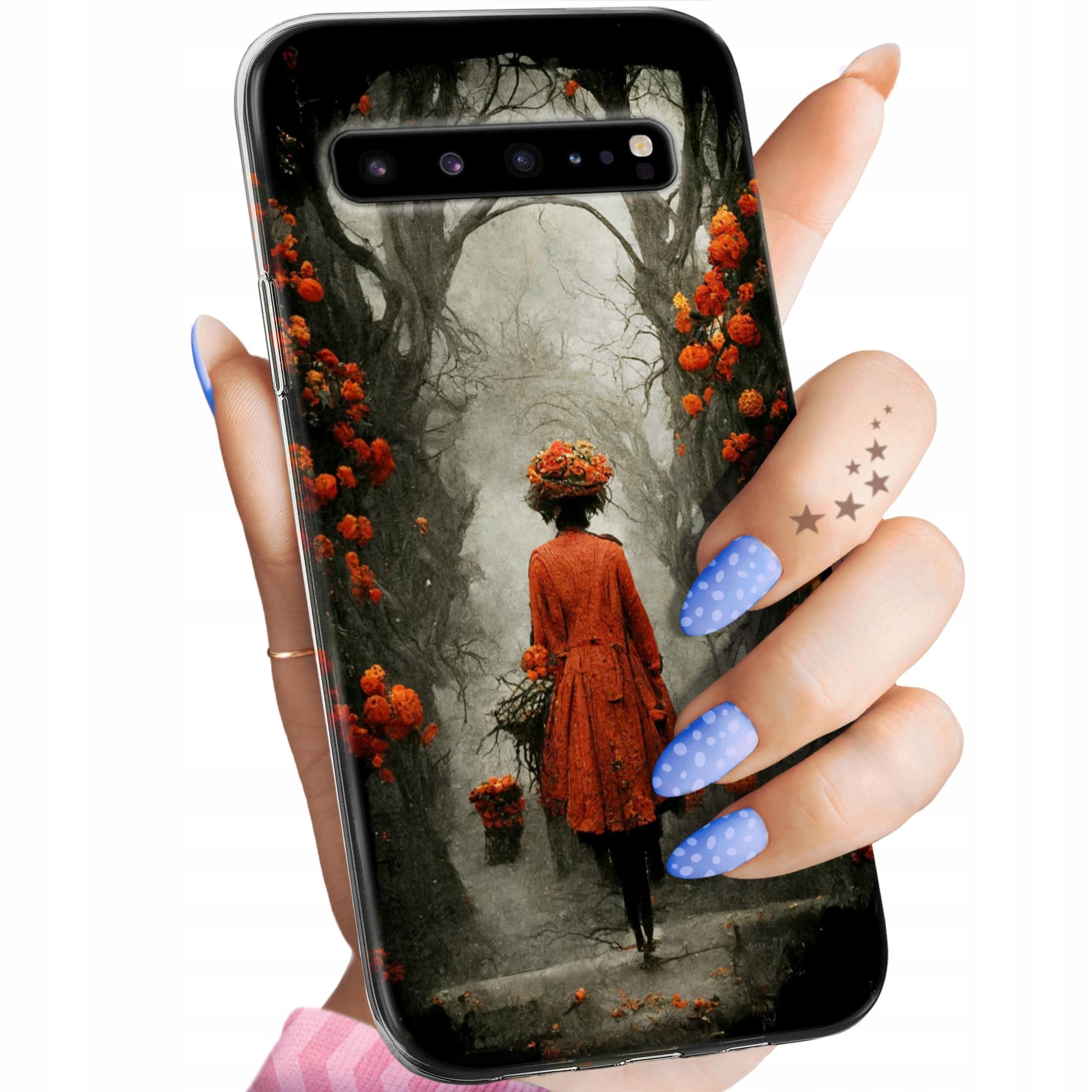 Etui Do Samsung Galaxy S10 5G Jesień Liście Autumn Obudowa Pokrowiec