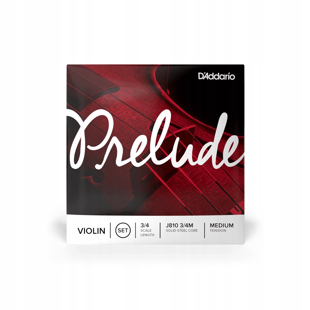 Struny do skrzypiec 3/4 D'Addario Prelude J810