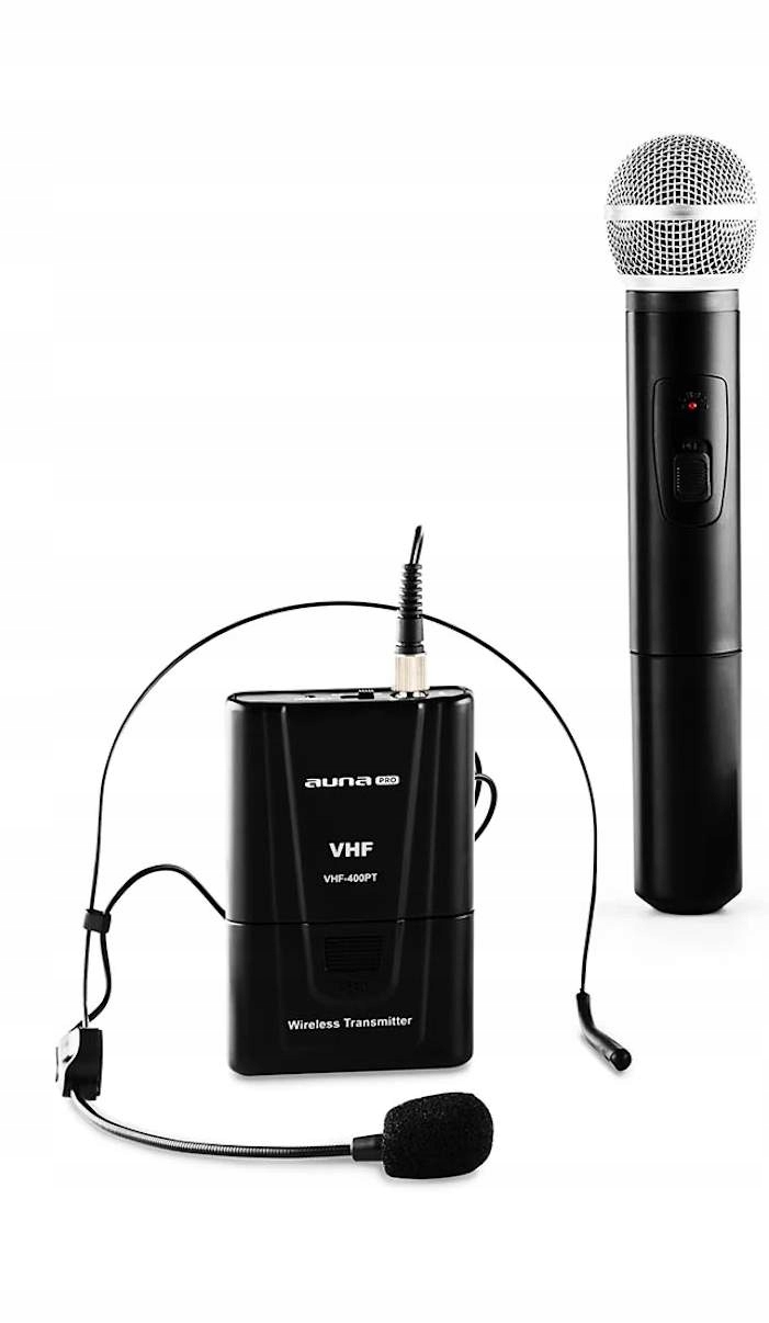 Zestaw 2 mikrofonów Malone VHF-400 Duo2 Model VHF-400 Duo3