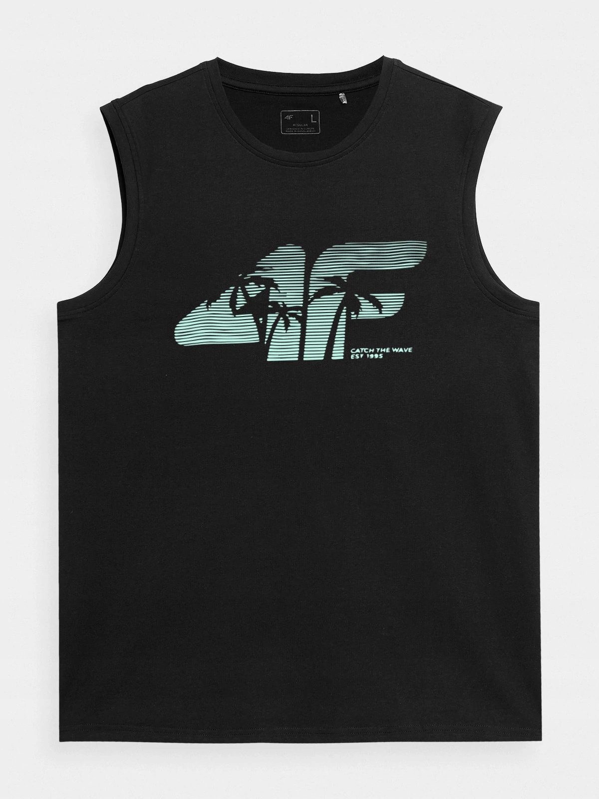 KOSZULKA MĘSKA 4F BEZRĘKAWNIK TANK TOP LIMITOWANA Wzór dominujący bez wzoru